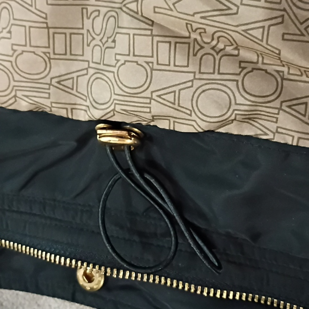 Michael Kors Black Quilted Utility Jacket.pit To Pit 20" Very Good Condition. - Picture 12 of 12